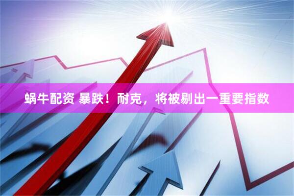蜗牛配资 暴跌！耐克，将被剔出一重要指数